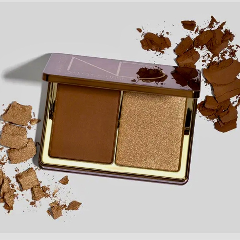 Natasha Denona Bronzer & Highlighter Duo - Rich Brown and Shimmering Gold